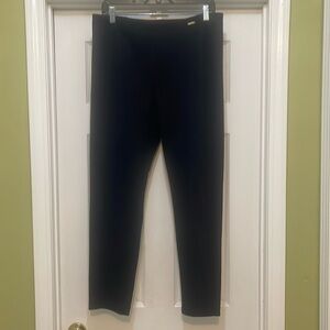 Ivanka Trump - faux suede black stretchy pull on pants - size L